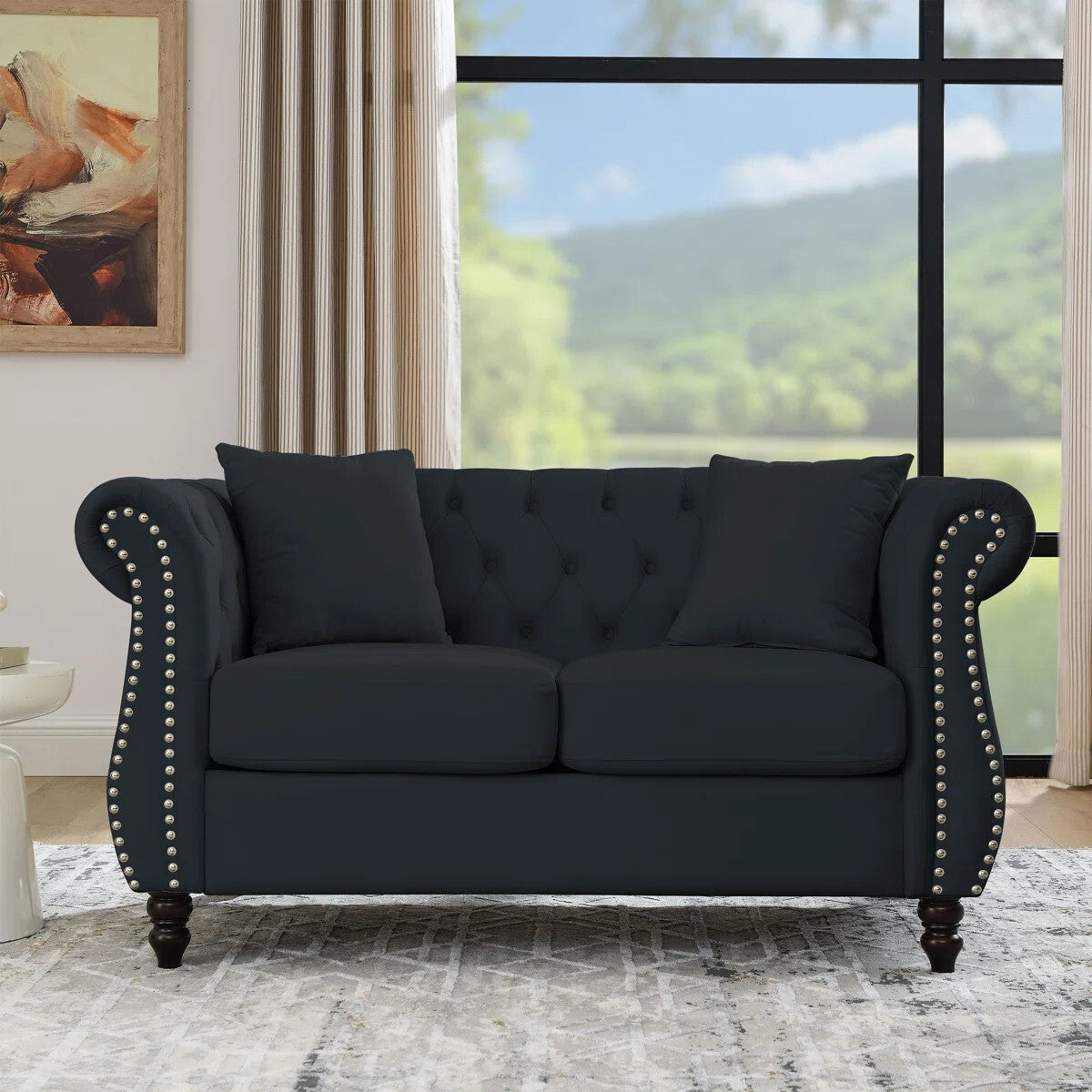 FRIENDS LIFE Modern Sofa 2 Seater Tufted Design