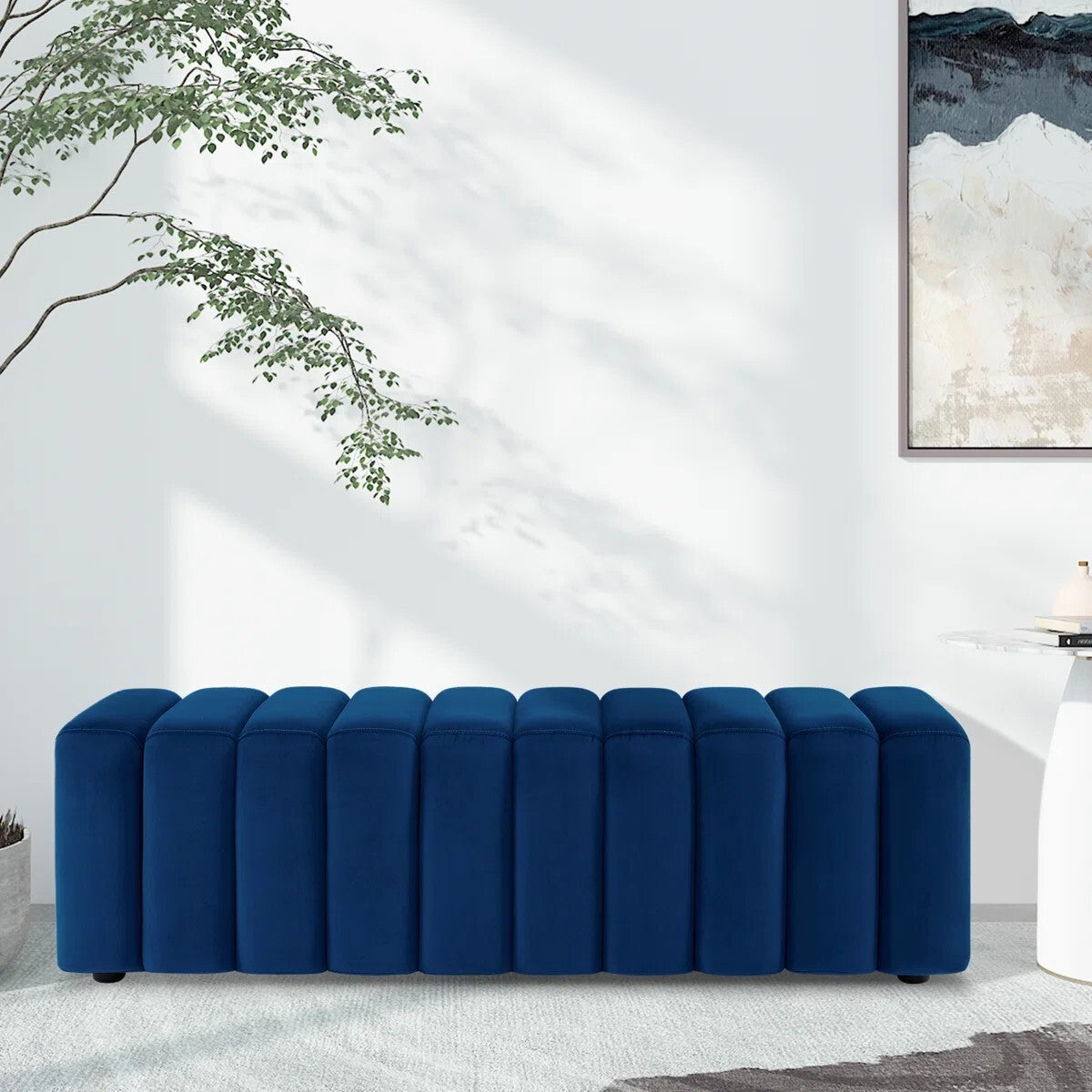 Wide Waiting Room Bench