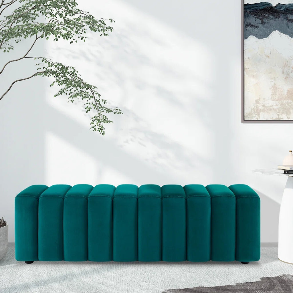 Wide Waiting Room Bench