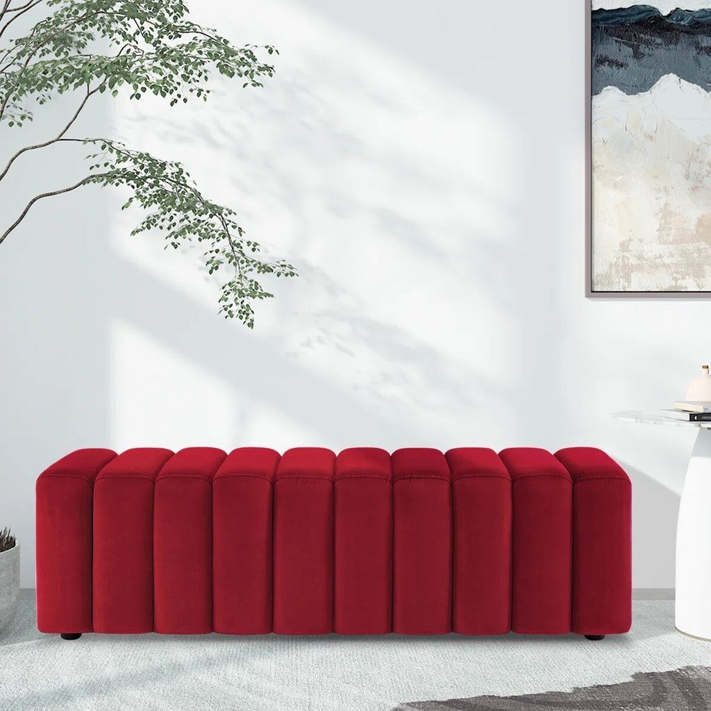 Wide Waiting Room Bench