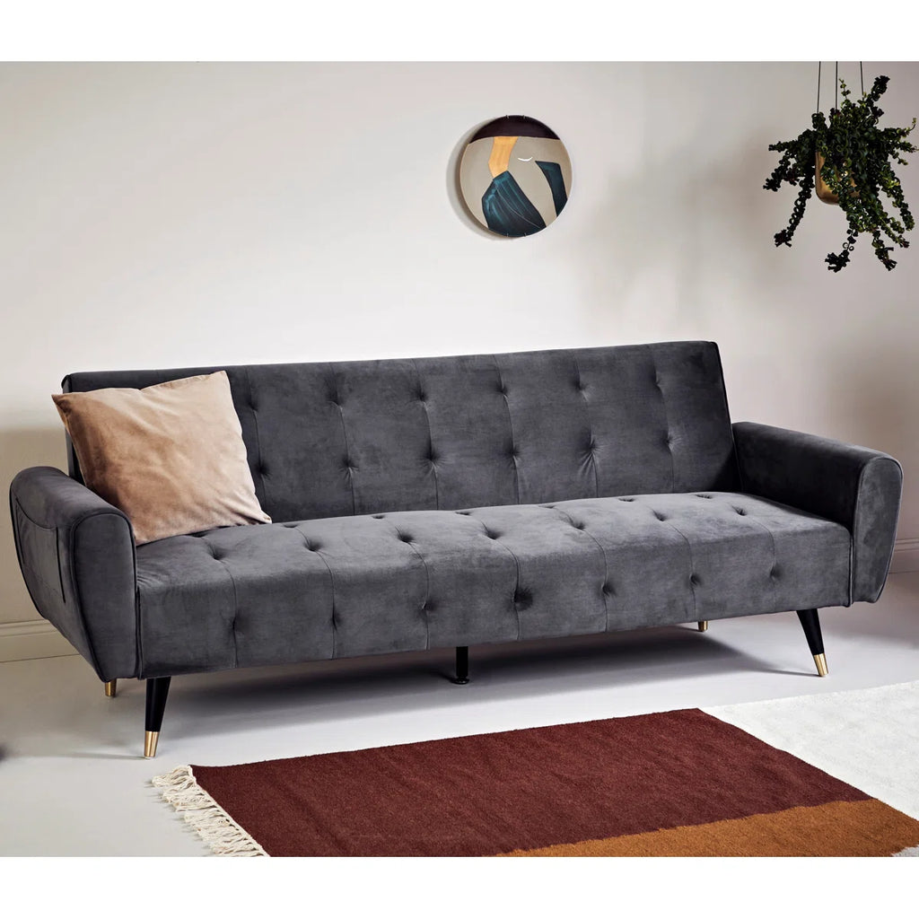 Shiflet 3 Seater Clic Clac Sofa Bed in Wooden