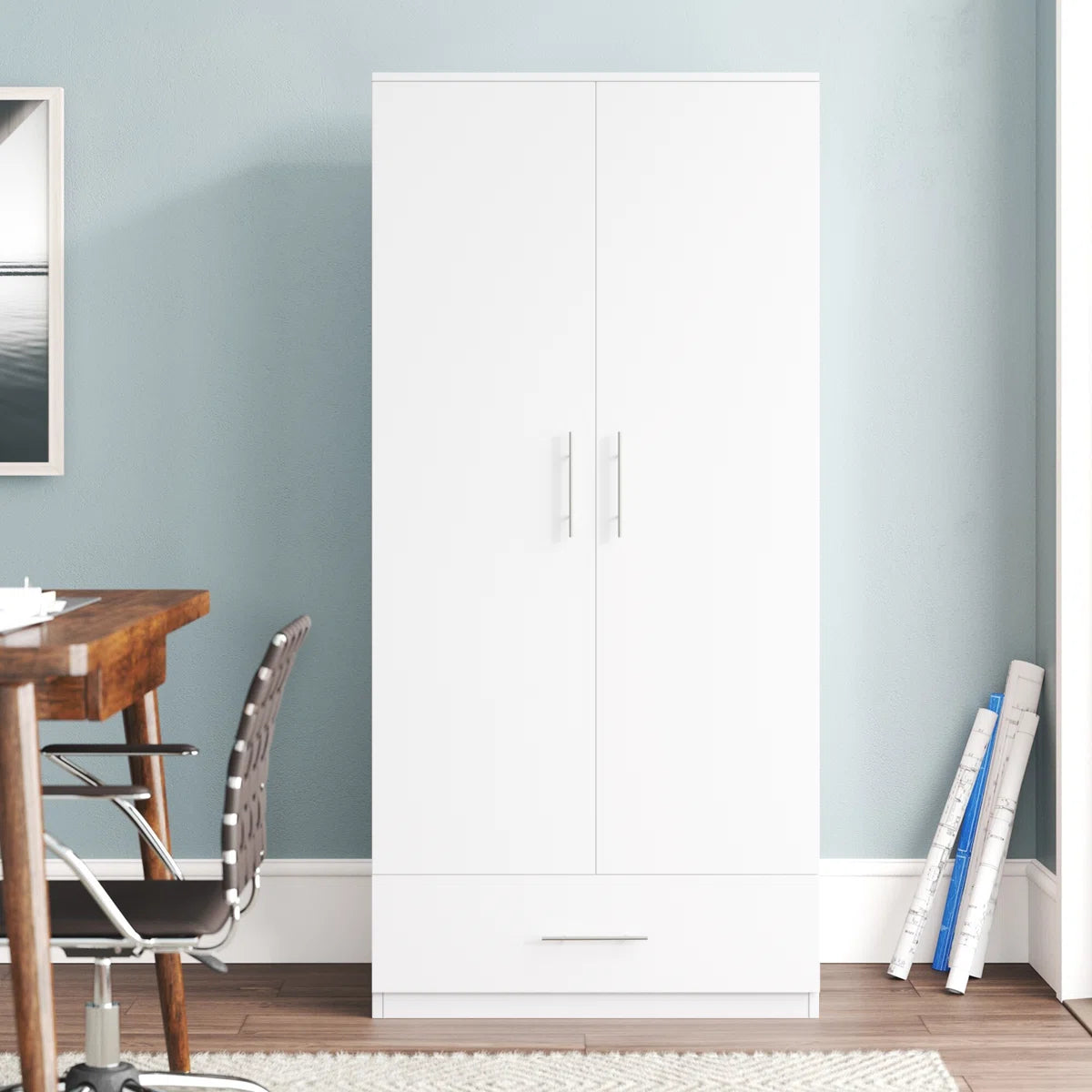 FRIENDS LIFE Syverson Almira with Storage Colour White