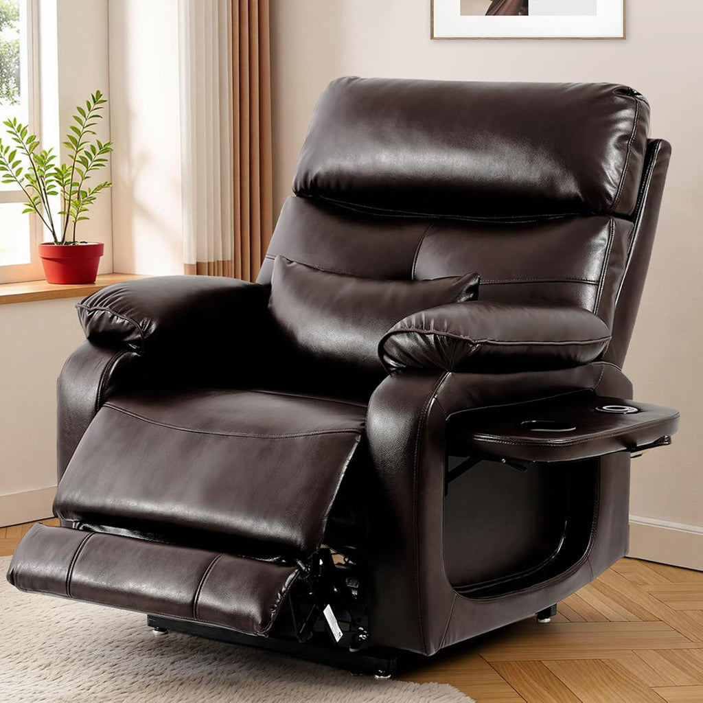 Lift Recliner Sofa Chair | Reclining Chair with Adjustable Backrest & Footrest | Premium Fabric