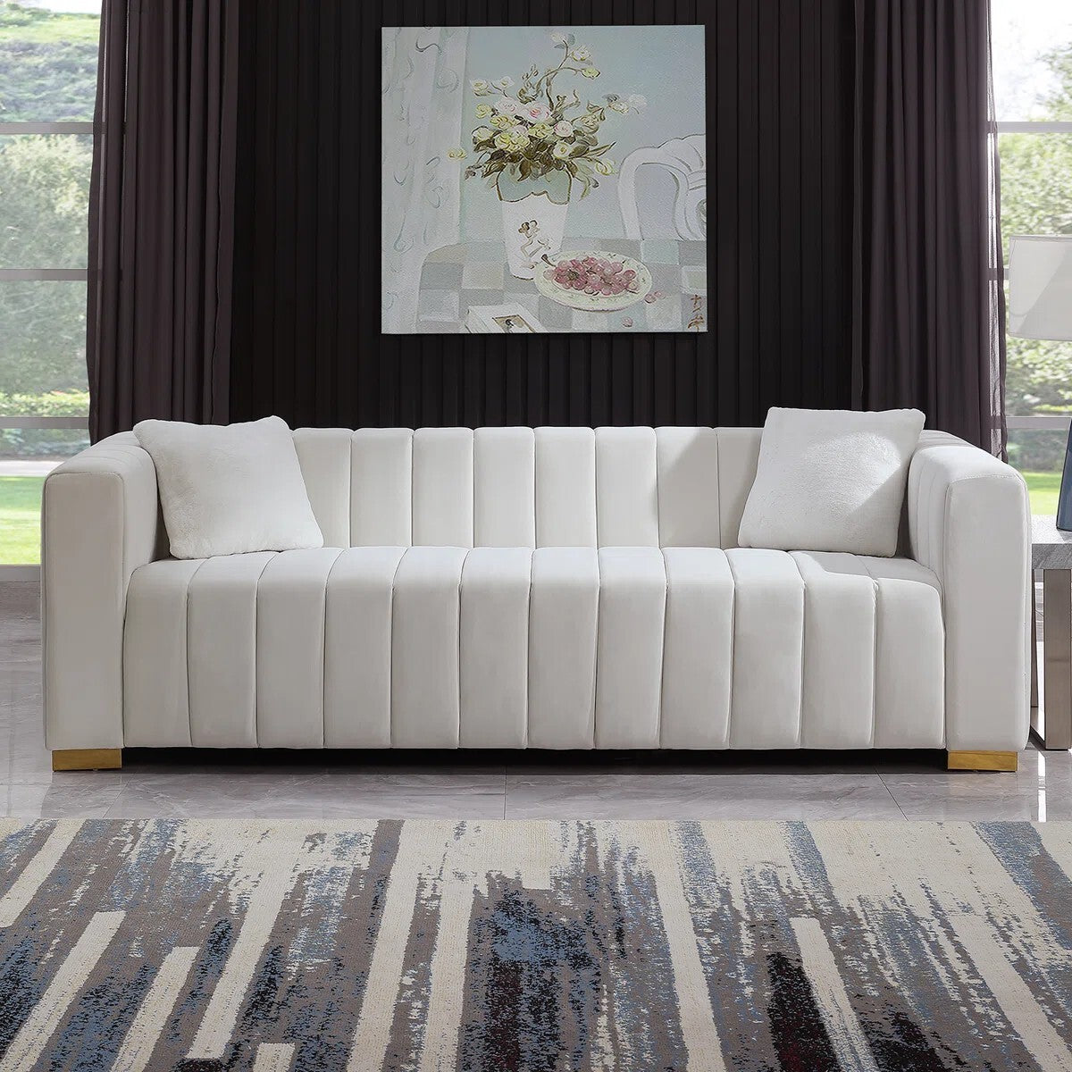 Clifford Modern Tufted Design Sofa 3 Seater