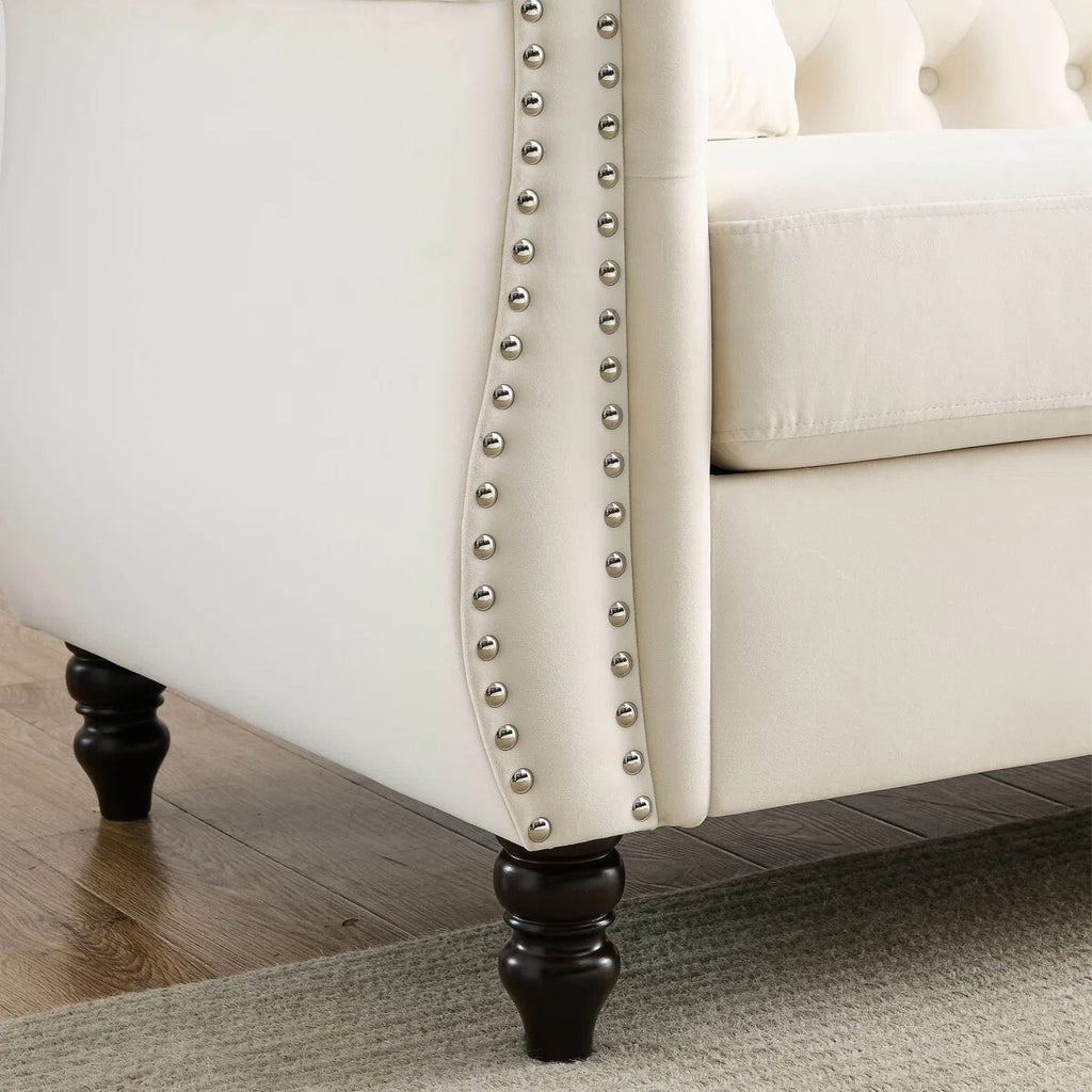 FRIENDS LIFE Modern Tufted Design Sofa 2 Seater
