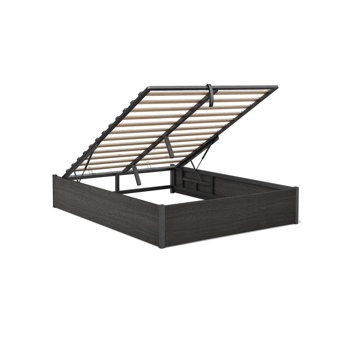Shila Lift Up Storage Bed Black