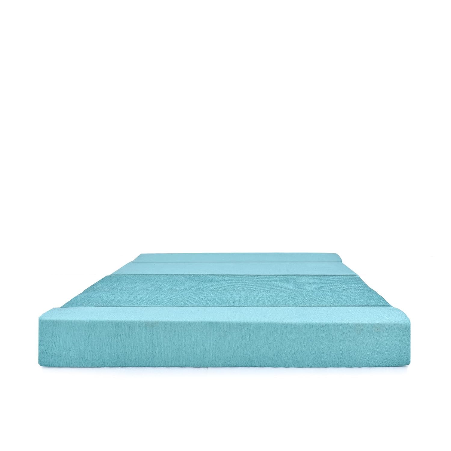 FRIENDS LIFE 5X6 Sofa Bed for 3 Person 3 Seater Double Fold Out Sofa Cum Bed Color -Sky Moshi Blue