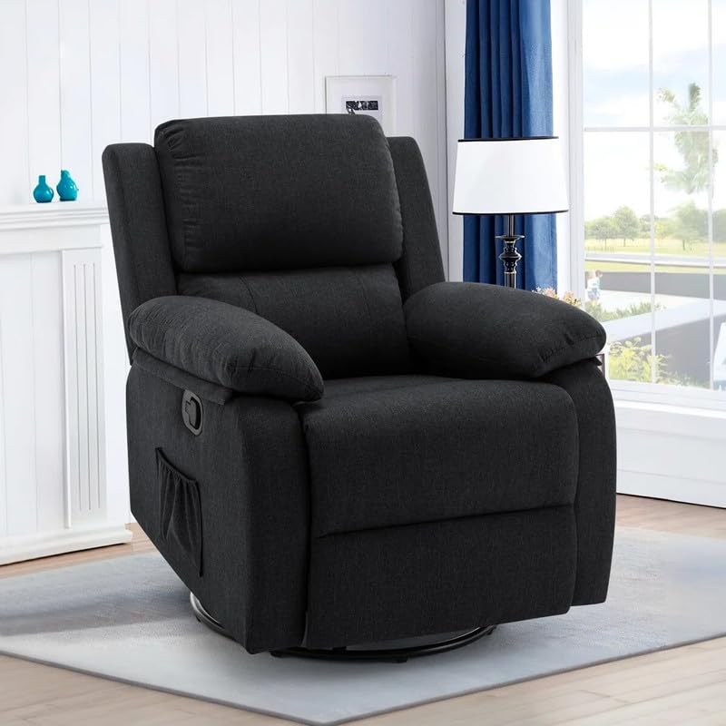 FRIENDS LIFE Recliner Chair,Manual Recliner, 360 Swivel with Rocking