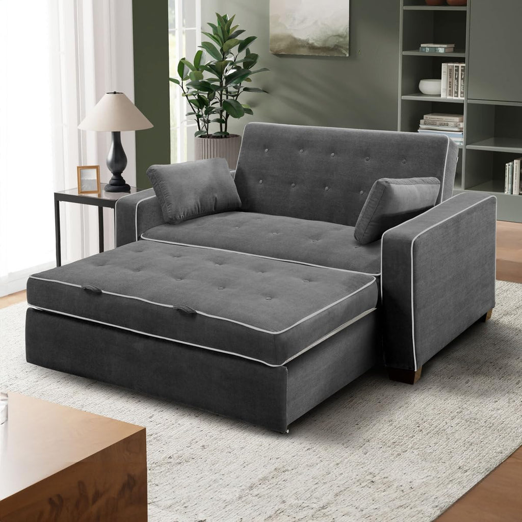 Premium 3 in 1 Sofa Bed Barton 66.5'' Upholstered Sleeper Pull Out Sofa