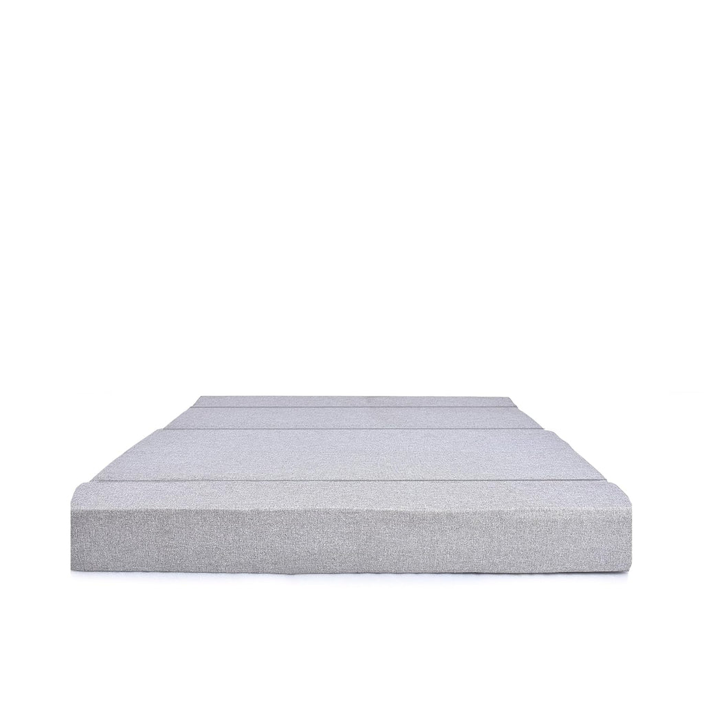 FRIENDS LIFE 5X6 Sofa Cum Bed for 3 Person 3 Seater Double Fold Out Sofa Cum Bed Color -Silver Jute