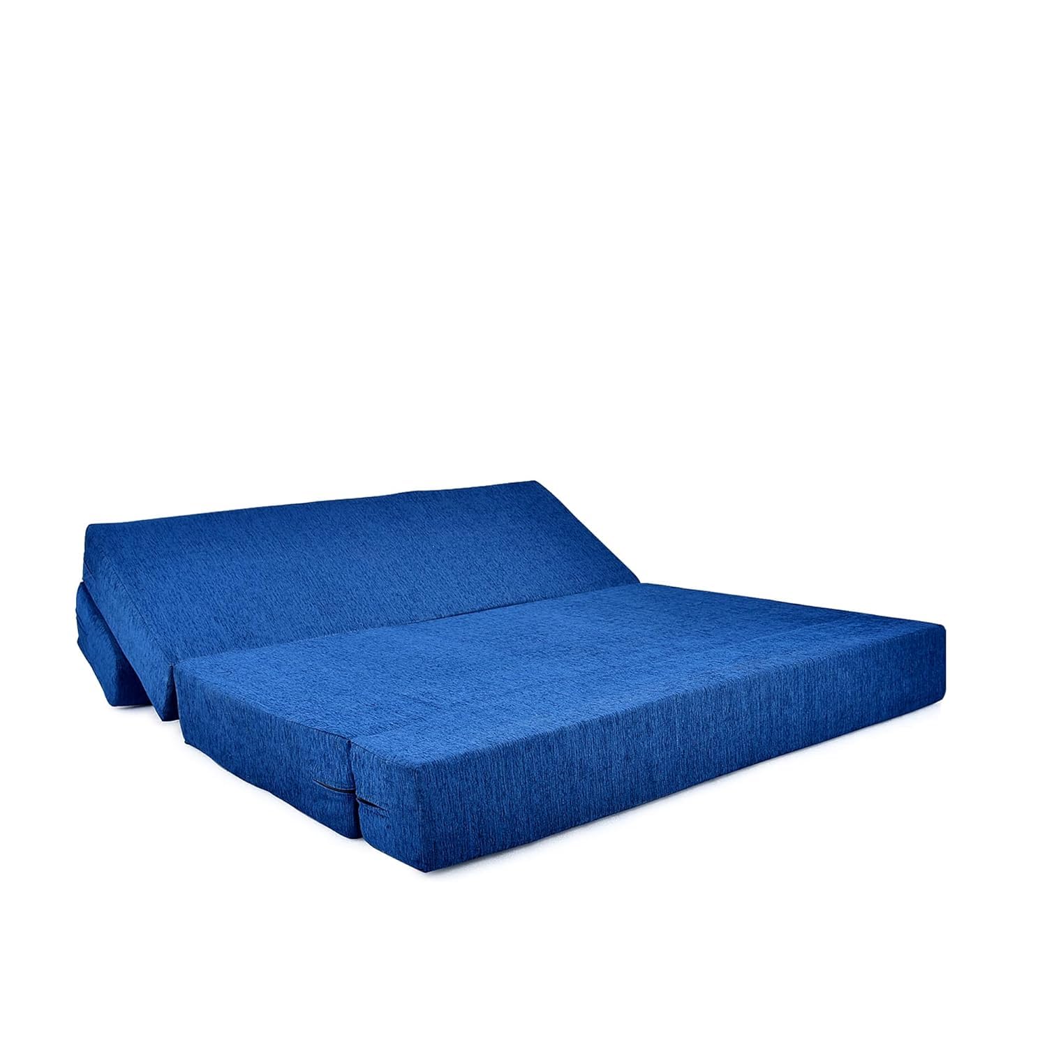 FRIENDS LIFE Sofa Bed 3 Seater5X6 Sofa Cum Bed for 3 Person 3 Seater Double Fold Out with 3 Pillow Blue