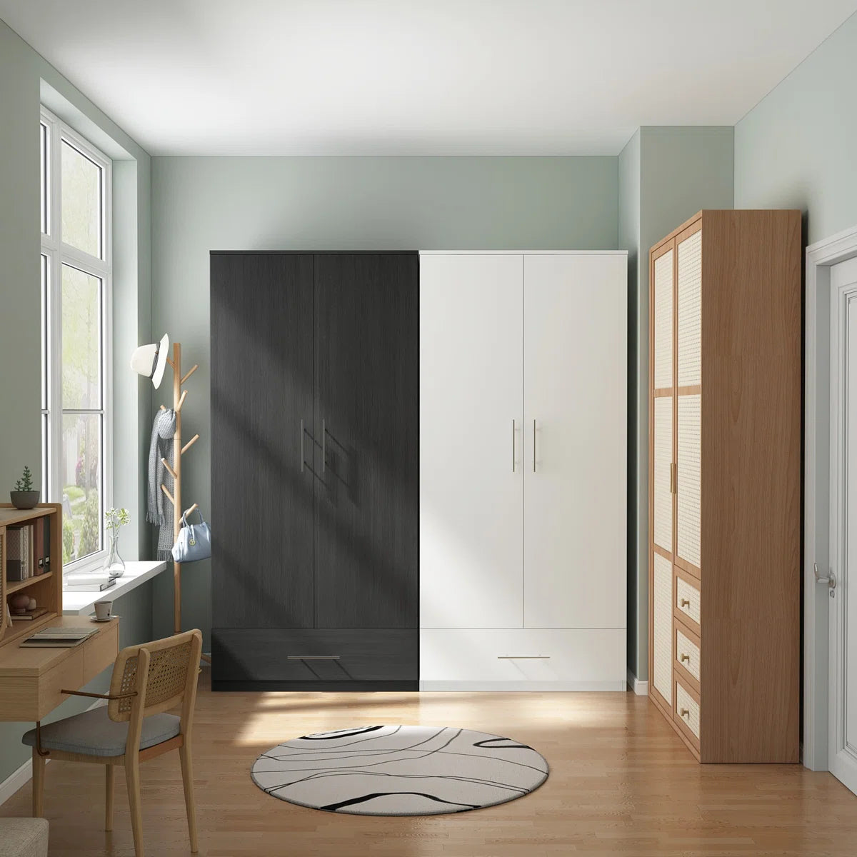 FRIENDS LIFE Syverson Almira with Storage Colour White