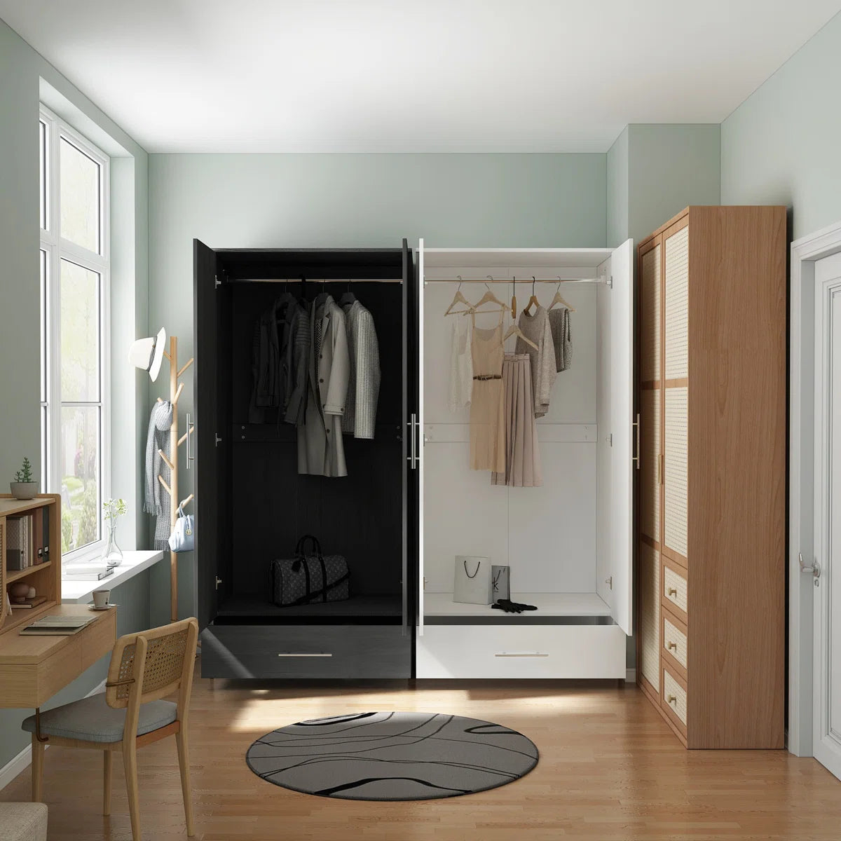 FRIENDS LIFE Syverson Almira with Storage Colour White
