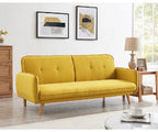 Merriam 3 Seater Clic Clac Sofa Bed in Wooden