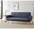 Merriam 3 Seater Clic Clac Sofa Bed in Wooden